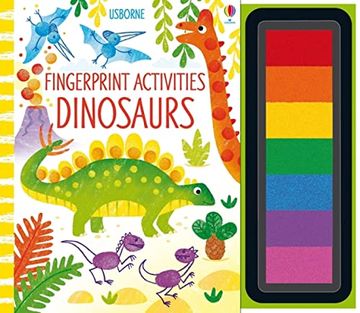 portada Fingerprint Activities Dinosaurs (en Inglés)