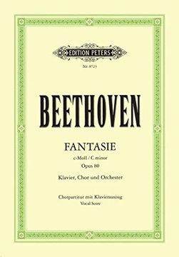 portada Fantasia in C Minor Op. 80 Choral Fantasy (Choral Score with Piano Reduction) (en Inglés)