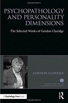 portada Psychopathology and Personality Dimensions: The Selected Works of Gordon Claridge (in English)