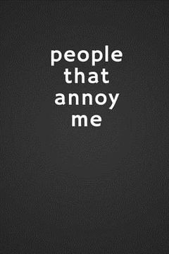 portada people that annoy me (en Inglés)