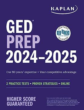 portada Ged Test Prep 2024-2025: 2 Practice Tests + Proven Strategies + Online (Kaplan Test Prep) (en Inglés)