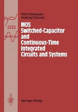 portada mos switched-capacitor and continuous-time integrated circuits and systems: analysis and design (en Inglés)
