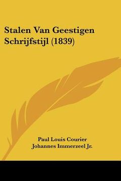portada Stalen Van Geestigen Schrijfstijl (1839)