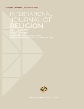 portada International Journal of Religion: Volume 1, Number 1 - November 2020 (en Inglés)