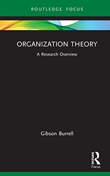 portada Organization Theory (State of the art in Business Research) (en Inglés)