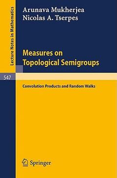 portada measures on topological semigroups: convolution products and random walks (in English)