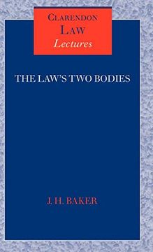portada The Law's two Bodies: Some Evidential Problems in English Legal History (Clarendon law Lectures) (en Inglés)