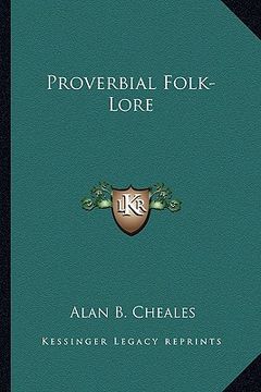 portada proverbial folk-lore (in English)