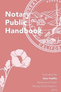 portada California Notary Public Handbook (en Inglés)