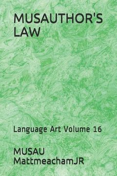 portada Musauthor's Law: Language Art Volume 16 (en Inglés)