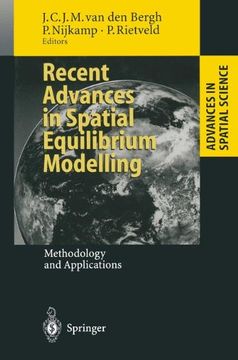 portada recent advances in spatial equilibrium modelling: methodology and applications (en Inglés)