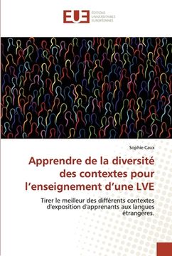 portada Apprendre de la diversité des contextes pour l'enseignement d'une LVE (en Francés)