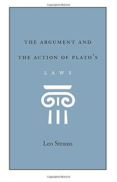 portada The Argument and the Action of Plato's Laws (en Inglés)