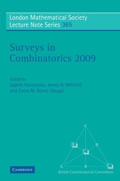 portada Surveys in Combinatorics 2009 Paperback (London Mathematical Society Lecture Note Series) (en Inglés)