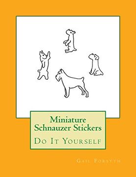 portada Miniature Schnauzer Stickers: Do it Yourself (in English)