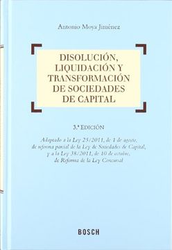 portada Disolución, Liquidación y Transformación de Sociedades de Capital