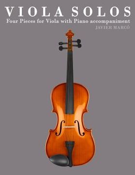 portada Viola Solos: Four Pieces for Viola with Piano Accompaniment (en Inglés)