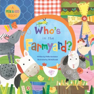 portada Who's in the Farmyard? Bb (Peek a boo Book) (in English)