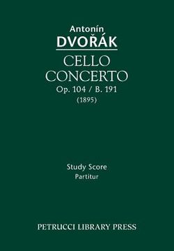 portada Cello Concerto, Op.104 / B.191: Study score (in English)