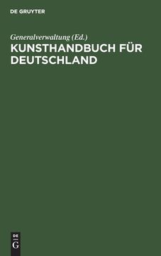 portada Kunsthandbuch fã â¼r Deutschland (German Edition) [Hardcover ] (en Alemán)