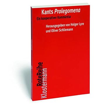 portada Kants Prolegomena: Ein Kooperativer Kommentar (en Alemán)