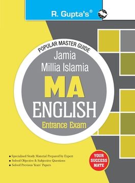 portada Jnu: MA (English) Entrance Exam Guide (in English)