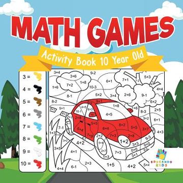 portada Math Games Activity Book 10 Year Old