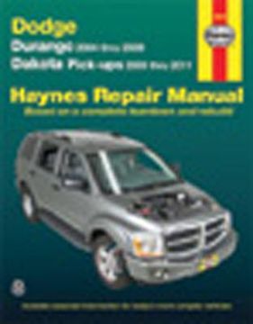 portada haynes repair manual dodge durango (2004 thru 2009) and dakota pick-ups (2005 thru 2011)