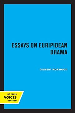 portada Essays on Euripidean Drama (in English)