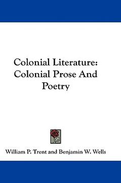 portada colonial literature: colonial prose and poetry (in English)