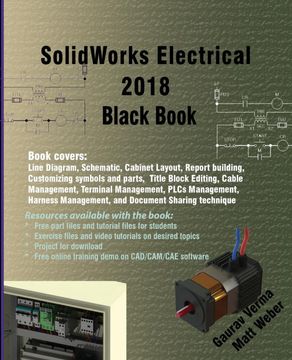 portada Solidworks Electrical 2018 Black Book (in English)