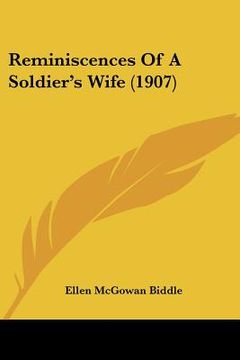 portada reminiscences of a soldier's wife (1907)