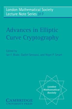 portada Advances in Elliptic Curve Cryptography Paperback: Further Topics v. 2 (London Mathematical Society Lecture Note Series) (in English)