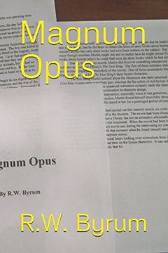 portada Magnum Opus (en Inglés)