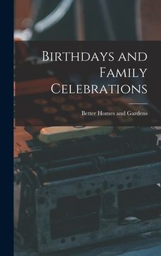 portada Birthdays and Family Celebrations (in English)