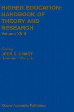 portada higher education: handbook of theory and research (en Inglés)