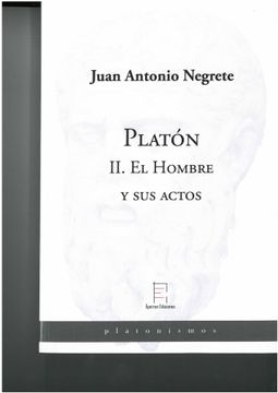 portada Platón ii. El Hombre y sus Actos (in Spanish)