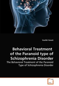 portada behavioral treatment of the paranoid type of schizophrenia disorder (in English)