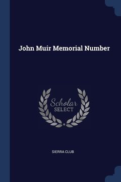 portada John Muir Memorial Number (en Inglés)