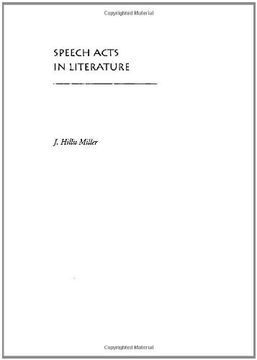 portada Speech Acts in Literature (en Inglés)