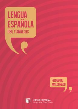portada Lengua Española uso y analisis