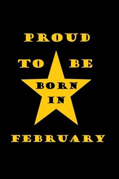 portada Proud to be born in february (en Inglés)