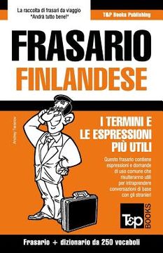 portada Frasario Italiano-Finlandese e mini dizionario da 250 vocaboli