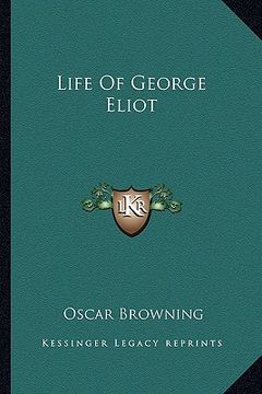portada life of george eliot (en Inglés)