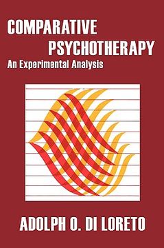 portada comparative psychotherapy: an experimental analysis (in English)