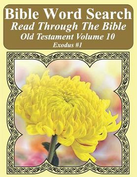 portada Bible Word Search Read Through The Bible Old Testament Volume 10: Exodus #1 Extra Large Print (en Inglés)