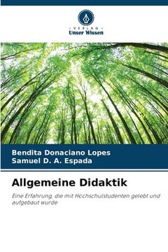 portada Allgemeine Didaktik (in German)