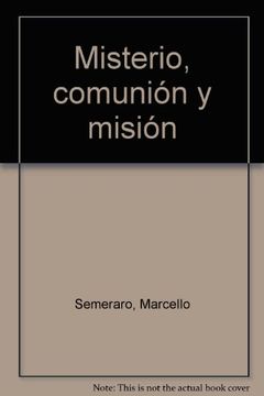 portada Misterio, comunión y misión: Manual de eclesiología (Ágape) (in Spanish)