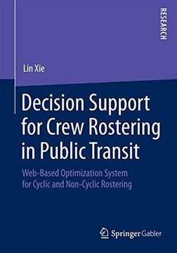 portada Decision Support for Crew Rostering in Public Transit