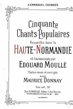 portada Cinquante Chants Populaires (en Francés)